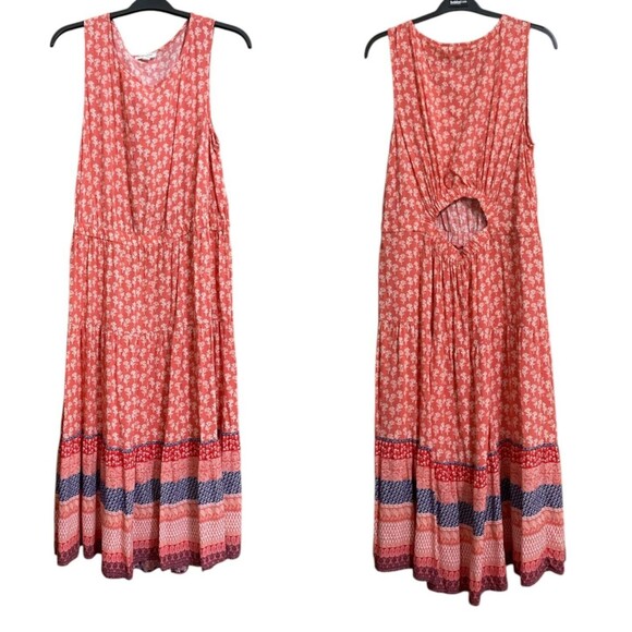 BeachLunchLounge‎ Women's Peonia Sleeveless Back Cutout Maxi Dress XXL NWOT - Picture 1 of 7